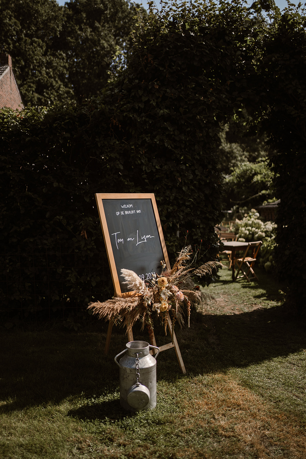 huwelijksdiner in september
